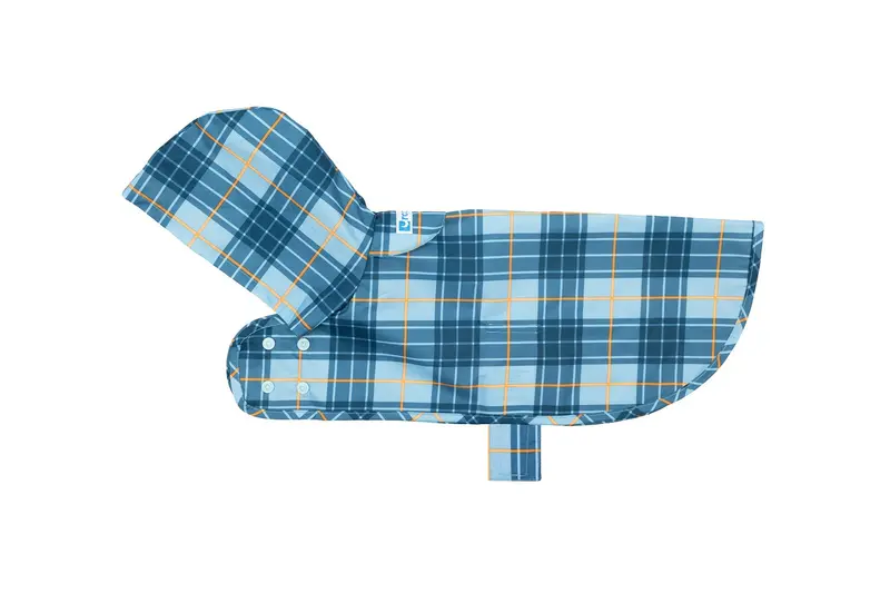 Impermeable de Bolsillo Para Perros en Blue Plaid (NUEVAS MEDIDAS)