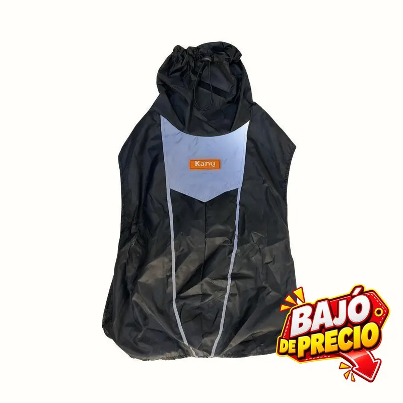Impermeable Negro Kanu Pet para Perro