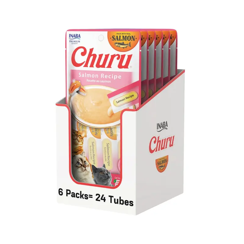 Inaba Churu Salmon Caja 6 Sobres C/4 Pz