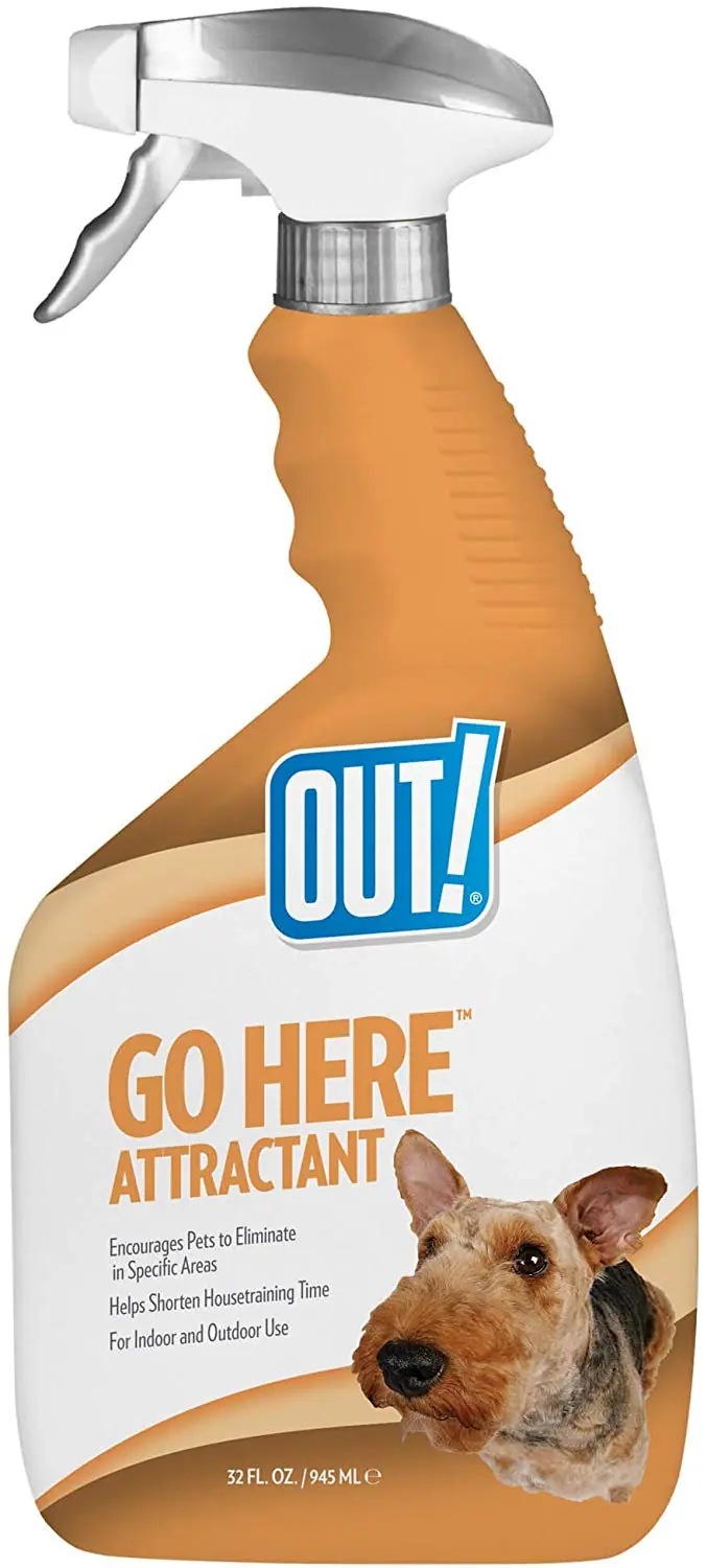 Independiente Go Here Atractant - Spray de entrenamiento para perros para interiores y exteriores, 829 ml