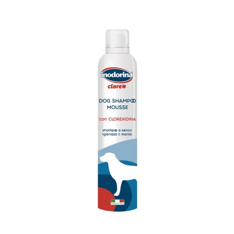 INODORINA Clorex Champú Mousse 300ml para perros
