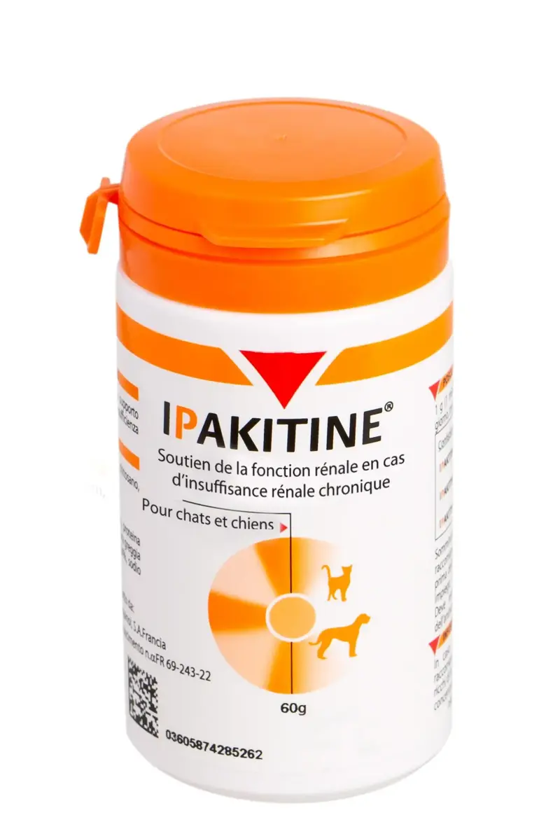 Ipakitine 60 g – Suplemento Renal para Perros y Gatos | Vetoquinol