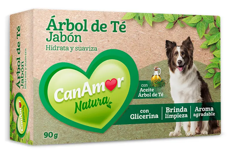 Jabon Para Gato Y Perro Arbol De Te Canamor X 90 G