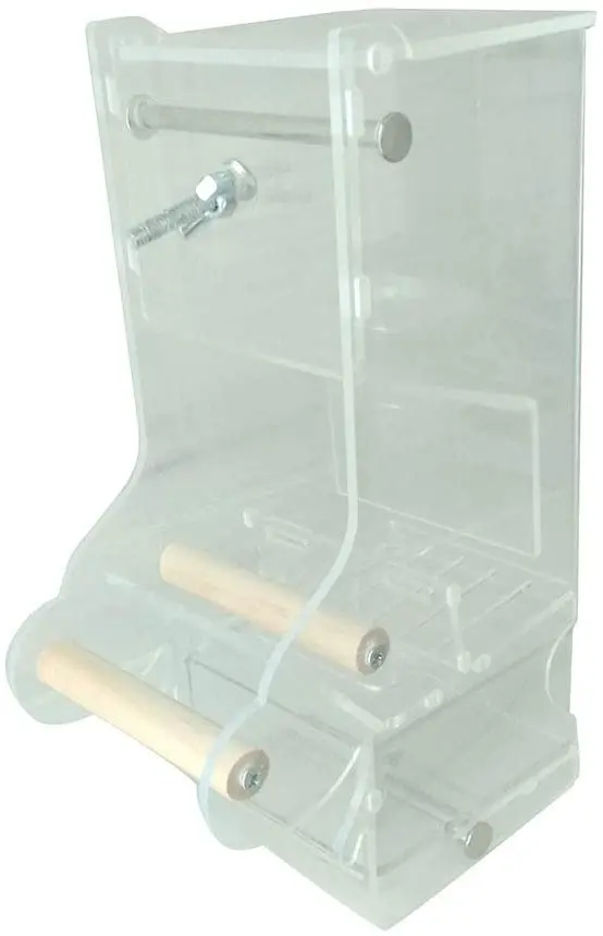 Jaula para Pájaros Auto Feeder For Love Birds de semillas, Budgies