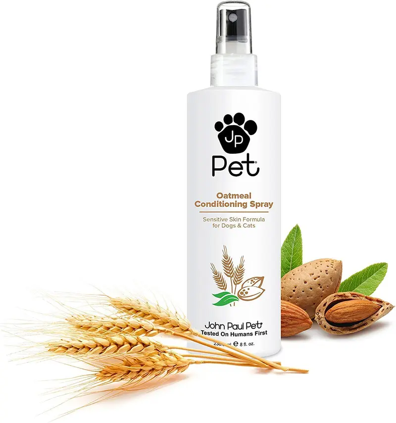 John Paul Pet Avena Acondicionador Spray para Perros y Gatos