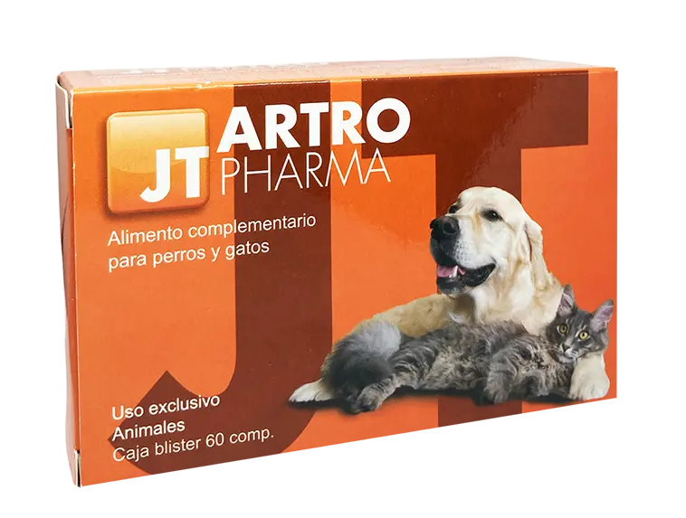 JT Artro Pharma 60 Comprimidos – Condroprotector Articular para Perros y Gatos