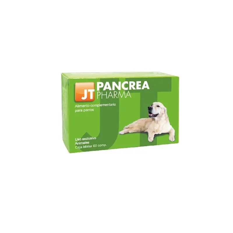 JT Pancrea Pharma 60 Comprimidos | Soporte Digestivo y Pancreático para Perros | JT Pharma