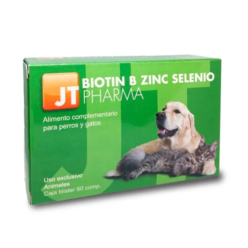 JTPharma Biotic B Zinc y selenio 60comp para perro y gato