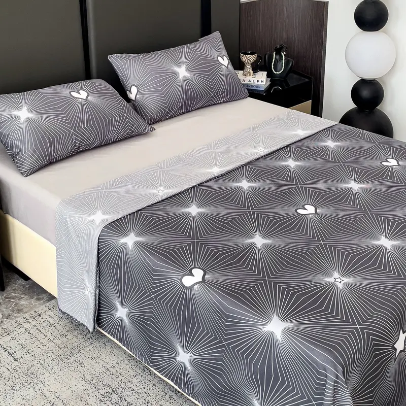 Juego de cama 4 piezas Estampada Estrella