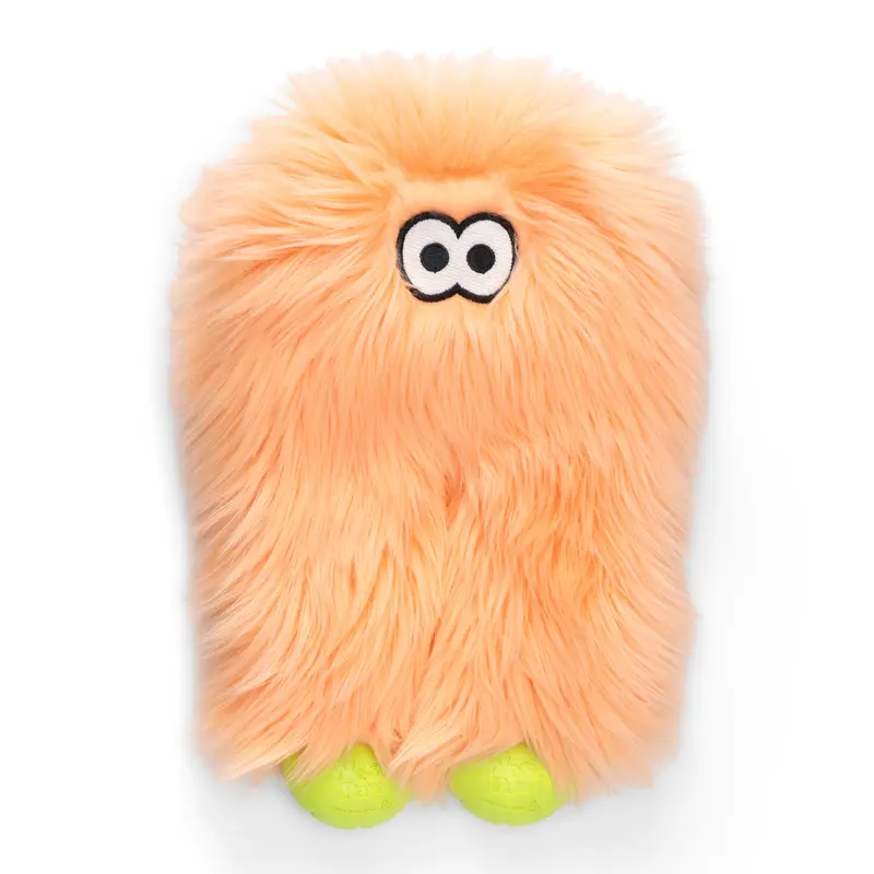 Juguete ASTRID para Perros con Peluche Reforzado y Zogoflex® - Naranja Melón (Melon) | ROWDIES de West Paw