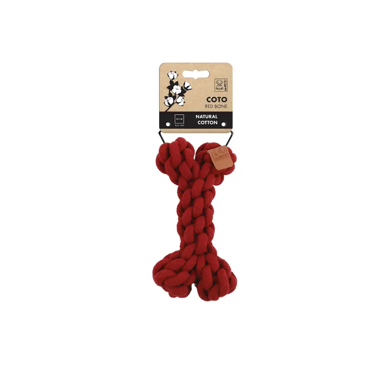 Juguete de Cuerda COTO Bone Rojo | M-PETS®