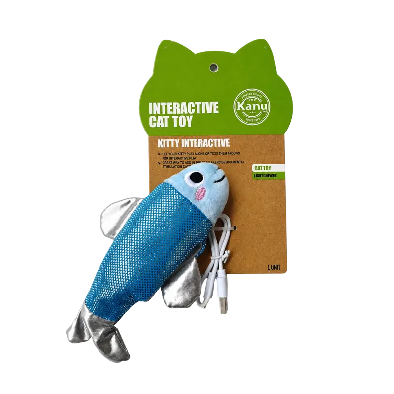 Juguete de Interactivo Sardina Saltarina Kanu Pet para Gato