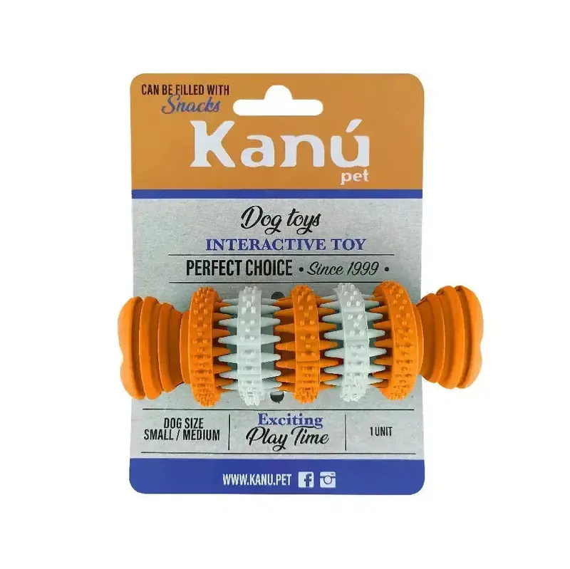 Juguete Dental Hueso Kanu Pet Porta Snack para Perro