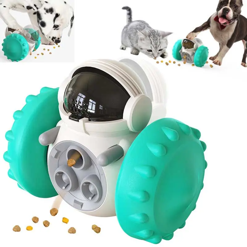 Juguete Dispensador de Premios para Perros y Gatos – Coche Equilibrista Interactivo Multifuncional