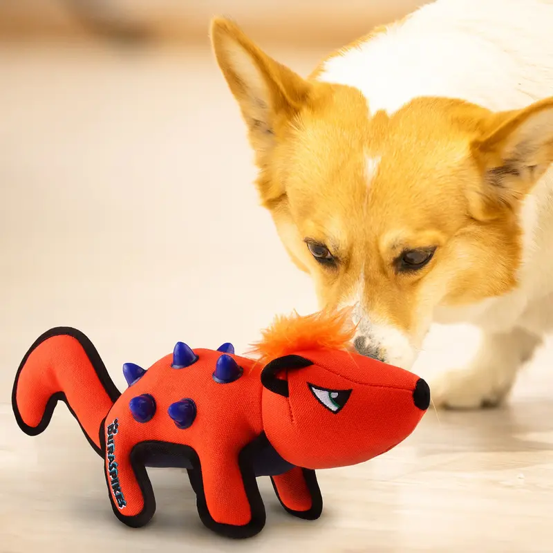 Juguete Gigwi Perro Duraspikes Coon Naranja