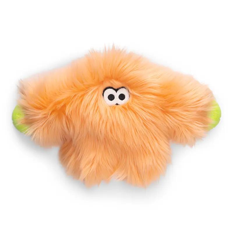 Juguete HELGA para Perros con Peluche Reforzado y Zogoflex® - Naranja Melón (Melon) | ROWDIES de West Paw