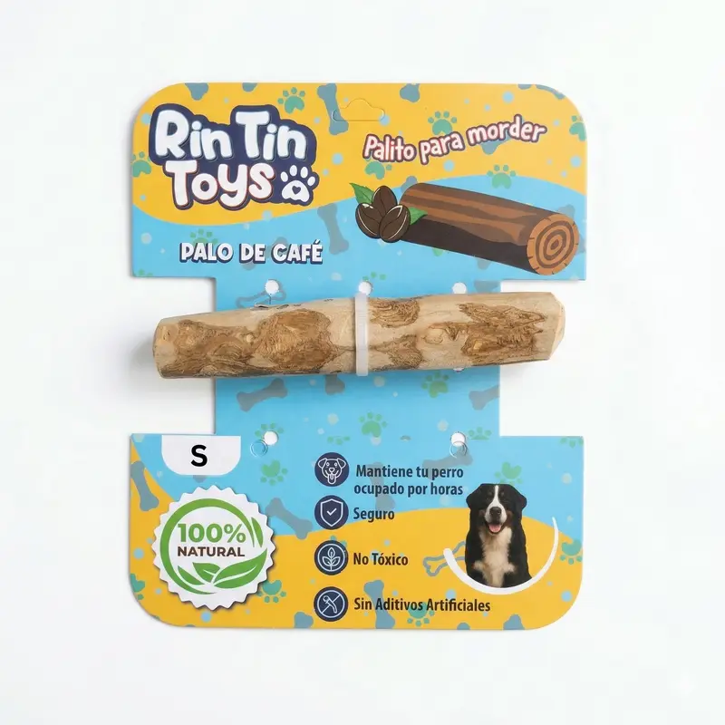 Juguete Perro Palito Café