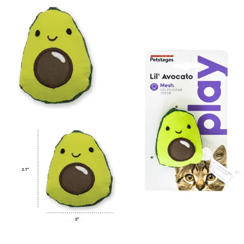 Juguete Peststages Gato Peluche Aguacate