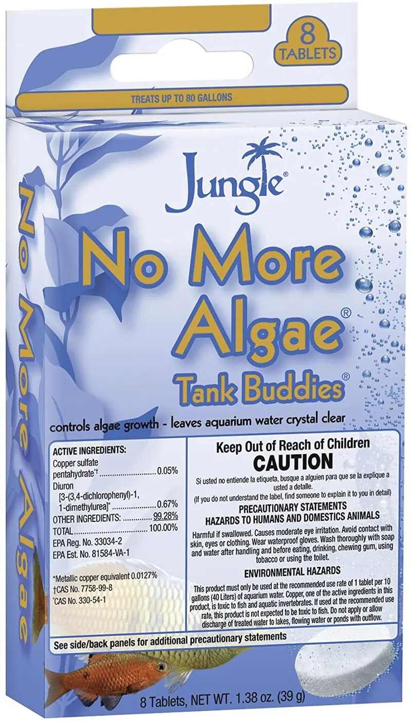 Jungle Buddies – No más de reservorio de tb620 W algas Agua Clarificador Tablets, 3 paquetes