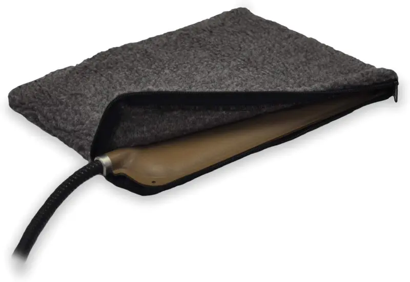 K&H Pet Products - Almohadilla de repuesto para animales pequeños (calefacción, 9.1 x 11.8 in), color gris