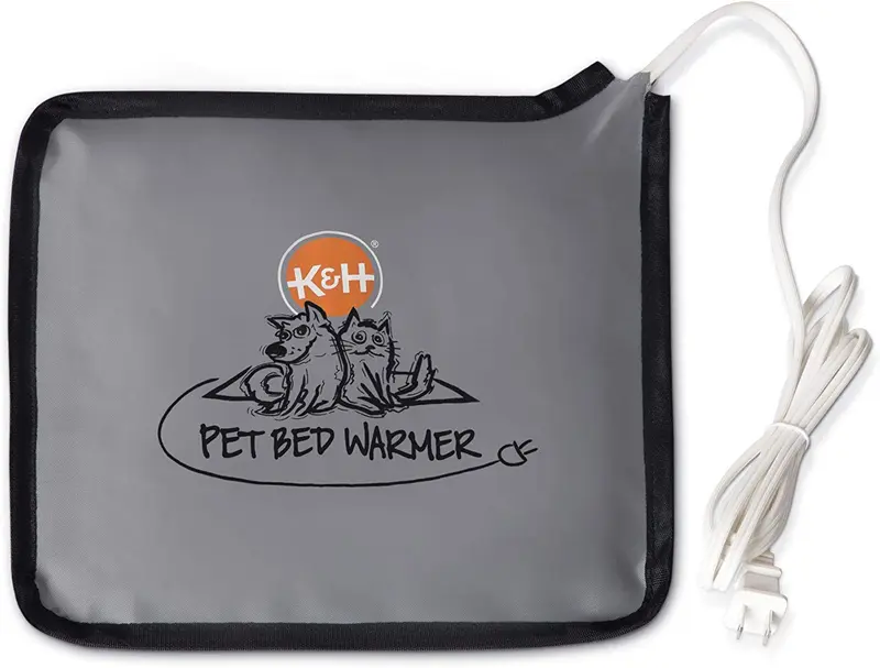 K&H Pet Products – Calentador de cama para mascotas – Coloque el interior de la mayoría de las camas para mascotas – Lista de seguridad para mascotas