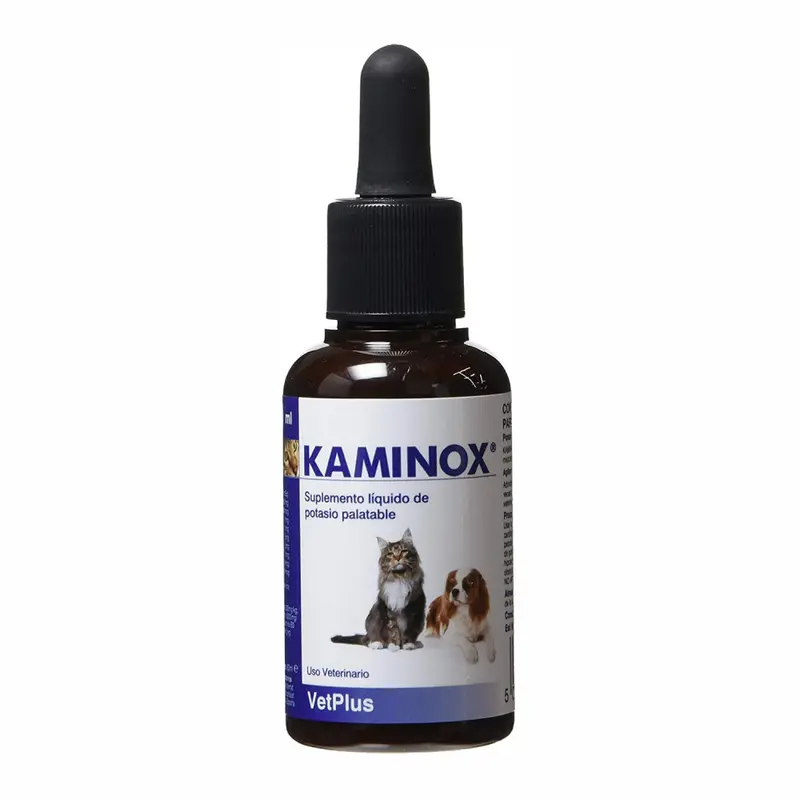 Kaminox 120 ml – Suplemento de Potasio para Gatos con Insuficiencia Renal