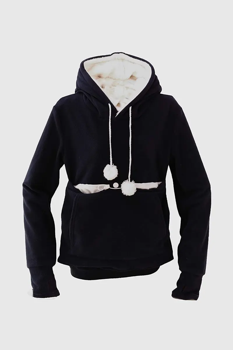 KangaKitty - Sudadera con capucha para mascotas, diseño de gato y perro