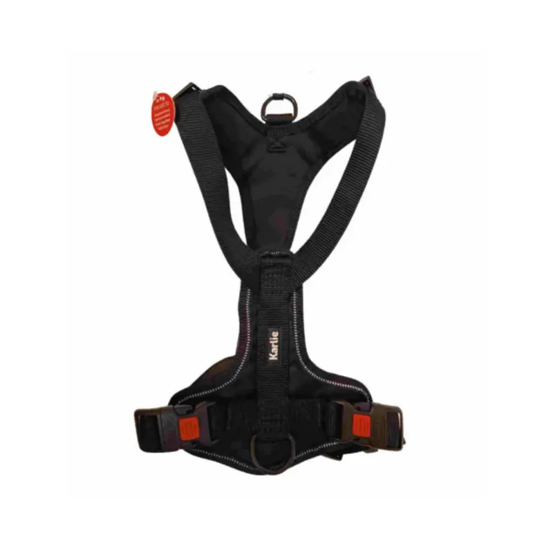 KARLIE Arnés en Y Art Sportiv Premium Negro para perros