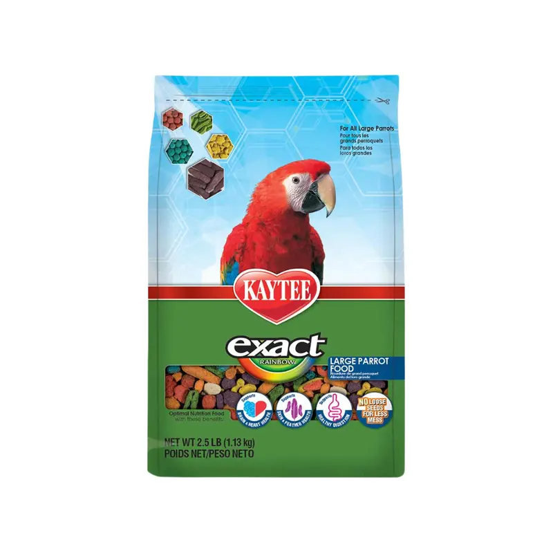 Kaytee Alimento Exact Rainbow Guacamaya/Cacatúa 1.13 Kg
