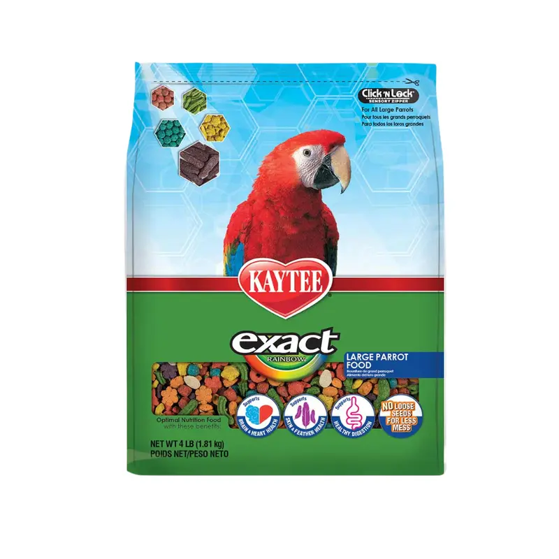Kaytee Alimento Exact Rainbow Guacamaya/Cacatúa 1.81 Kg