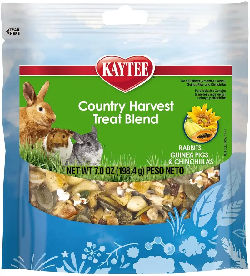 Kaytee Fiesta Awesome Country Harvest mezcla de golosinas para animales pequeños, 7 onzas