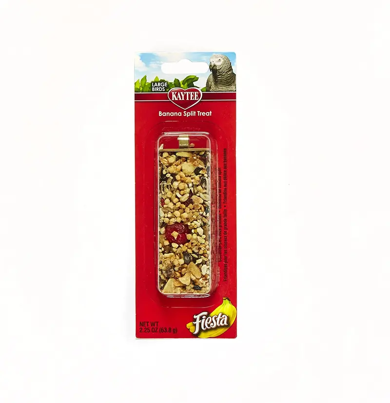 Kaytee Fiesta Grande plátano Split Bird Treat Stick, 2.25-oz