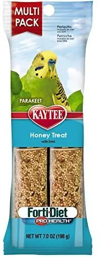 Kaytee forti-diet Pro Salud Miel Treat de varillas para Parakeets de aves, 7-ounce
