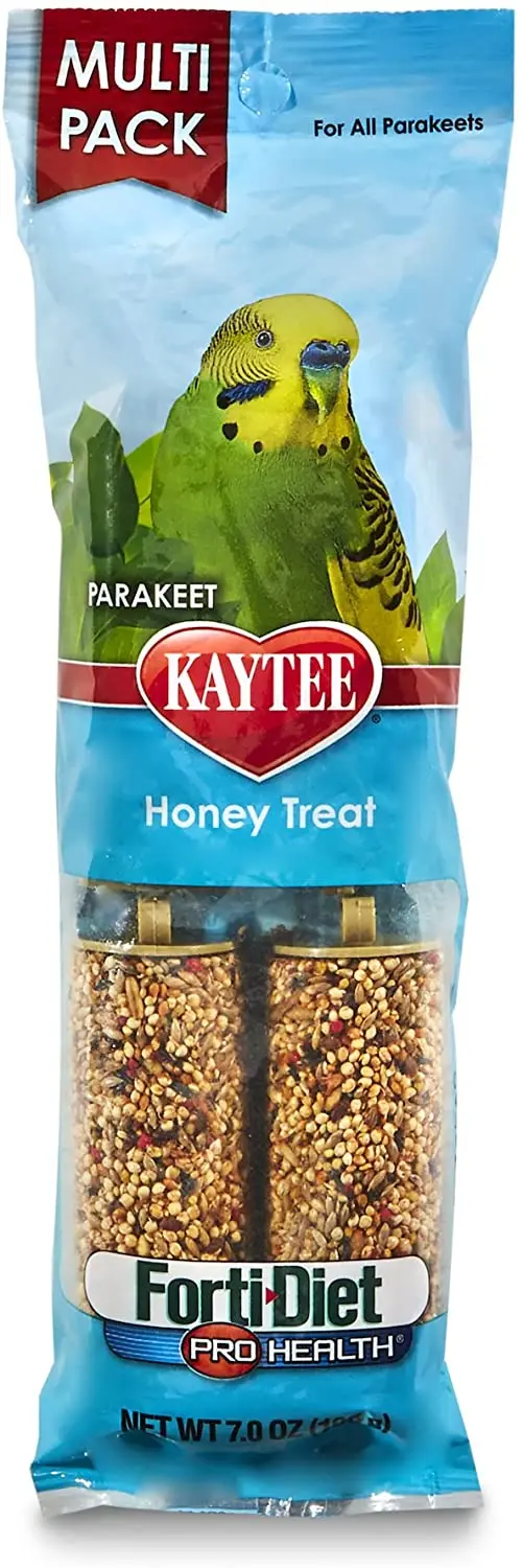 Kaytee forti-diet Pro Salud Miel Treat de varillas para Parakeets de aves, 7-ounce
