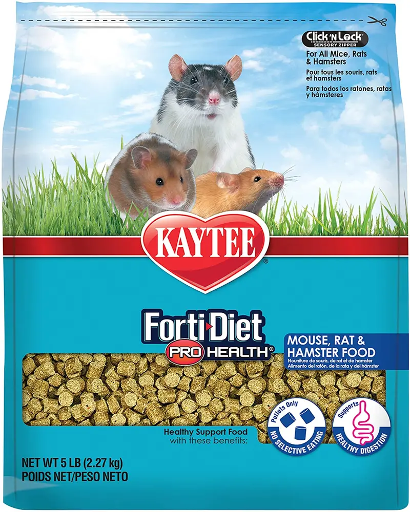 Kaytee FortiDiet ProHealth Rat/Mouse Food, 5 lbs.