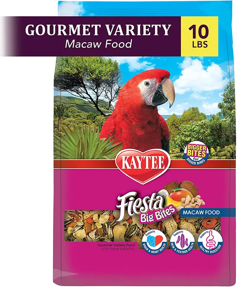 Kaytee Gourmet Big Bites - Comida para guacamayos