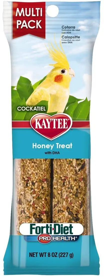 Kaytee Pet Productos bkt100502949 forti-diet Pro Salud Miel Cockatiel tratar Stick Value Pack, 8 onzas