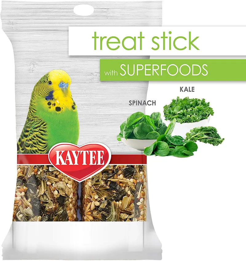 Kaytee Spinach and Kale - Palo de cocina con superalimentos
