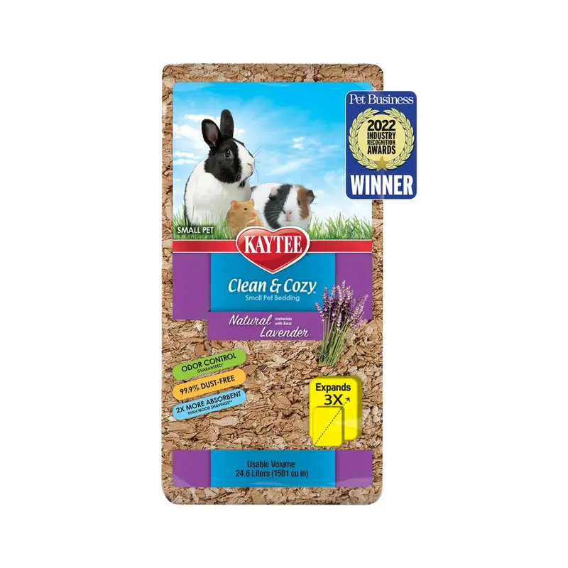 Kaytee Sustrato Clean & Cozy Natural Lavanda 24.6 L