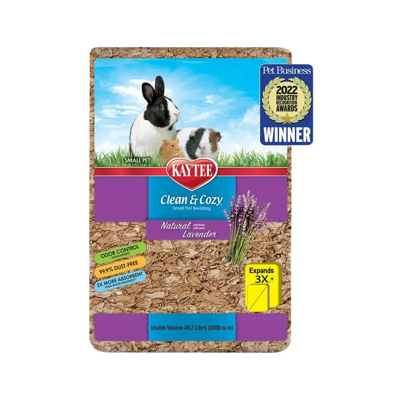 Kaytee Sustrato Clean & Cozy Natural Lavanda 49.2 L