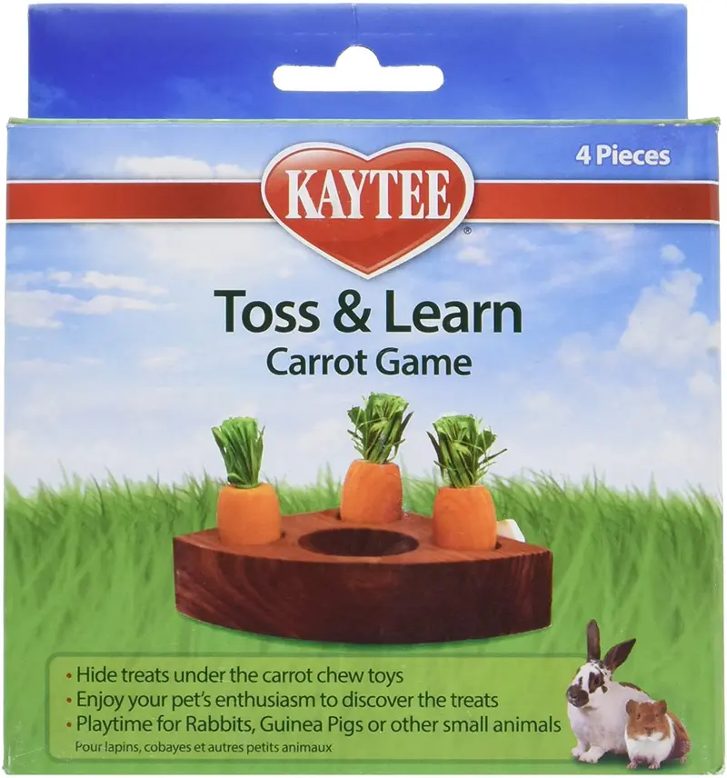 Kaytee Toss y aprender Juego de zanahoria