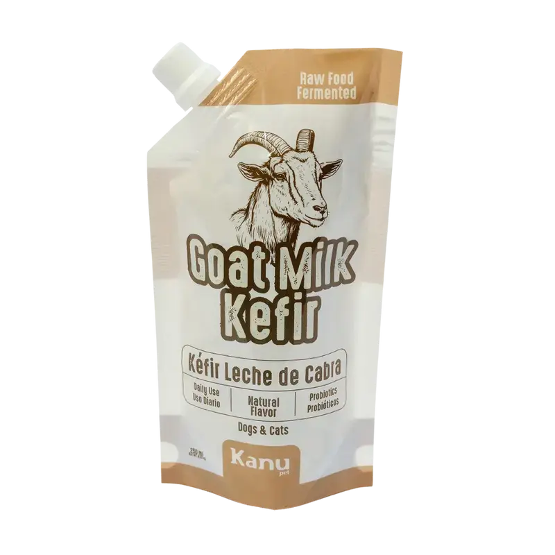 Kéfir Leche De Cabra Natural Kanu Pet Para Perro y Gato Bolsa