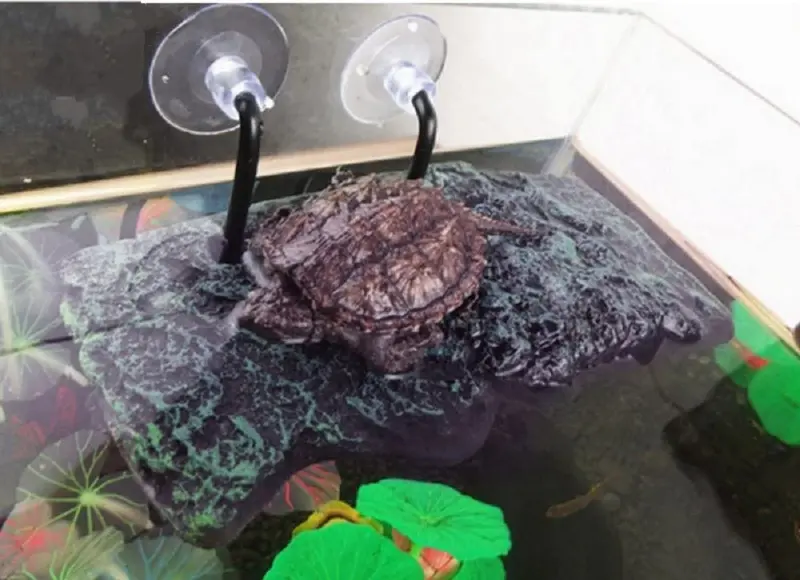 kglobal tortuga plataforma, flotante de Turtle Pier rectangular Terrapin Dock espuma de poliuretano decoración de flotador de acuario Bask terraza Climb brasileño tortuga
