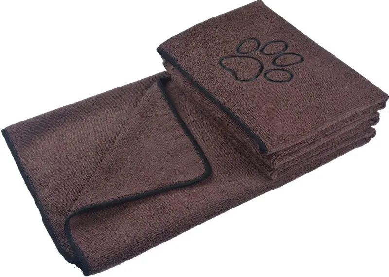 KinHwa - Toalla de baño para perro, superabsorbente, de microfibra, para perros y gatos pequeños, medianos y grandes