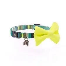 Kinky Collar Mini Verde Limones Corbatin