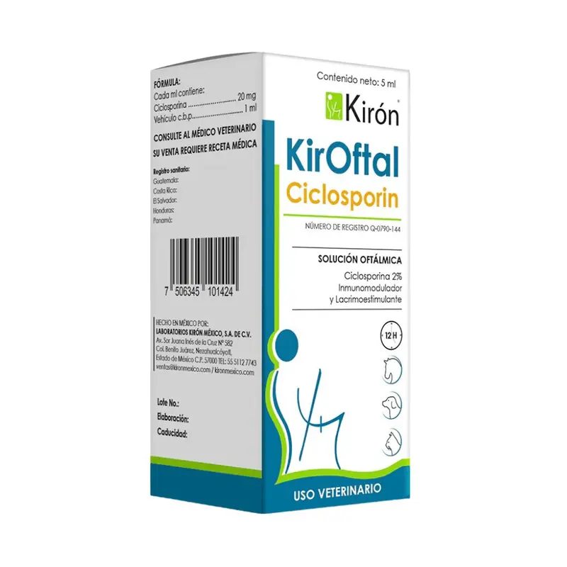 Kiron Kiroftal Ciclosporin Ungüento 5 G