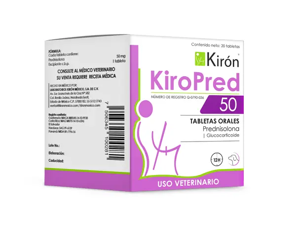 KiroPred 50  ( Prednisolona ) 20 Tabletas Orales