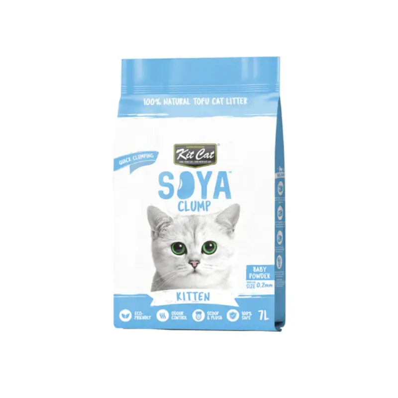KIT CAT Arena de Soja BIO SoyaClump 7 L para gatos