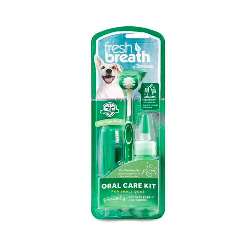 Kit Cuiado Oral  Para Perro Grande Fresh Breath