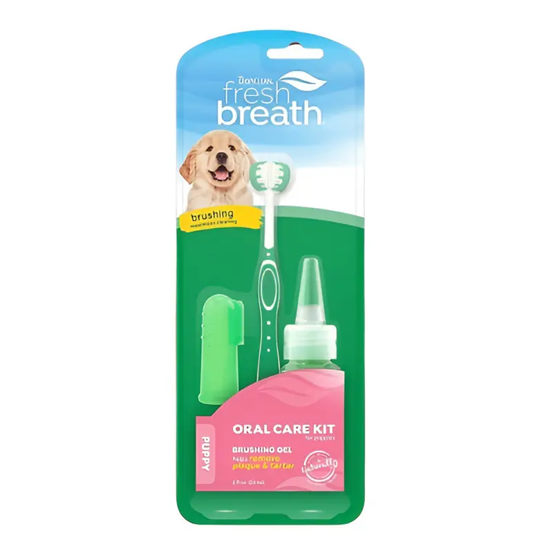 Kit De Cuidado Oral Tropiclean para Cachorro